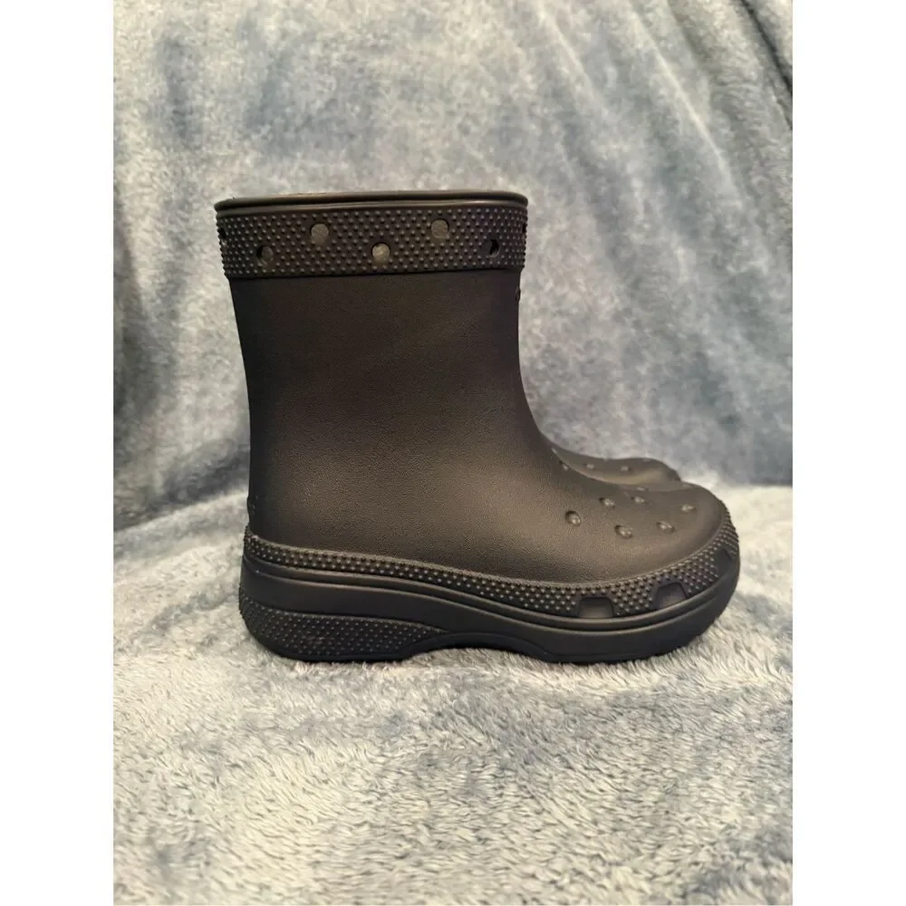 ✅Crocs navy rain boots child unisex